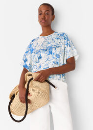 Rome Print Blouse