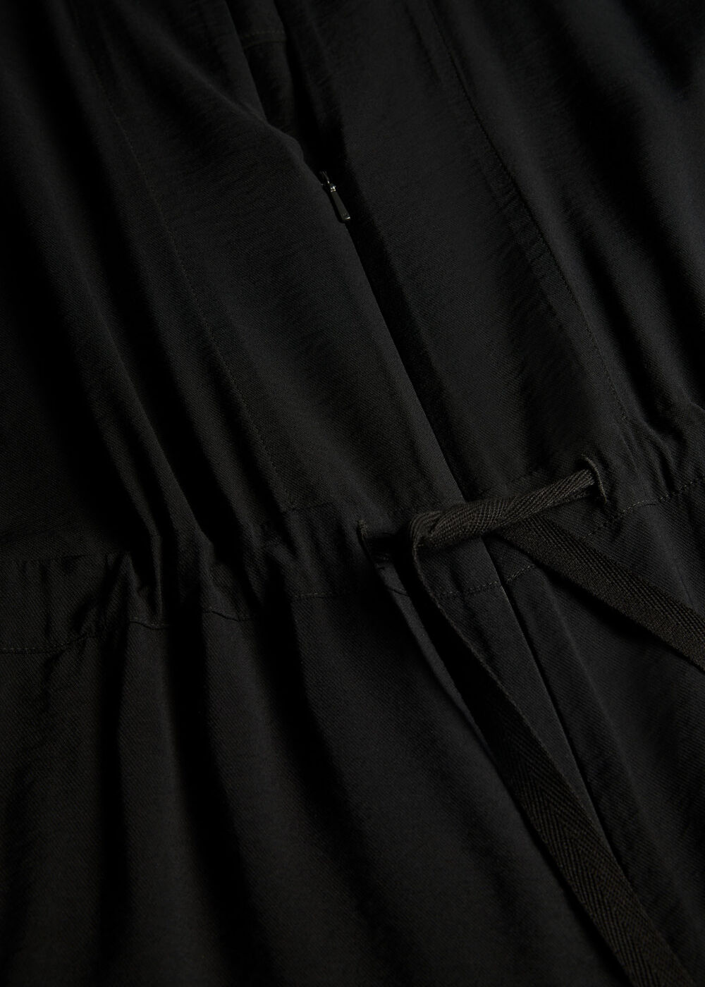 Petite Sleeveless Drawstring Jumpsuit