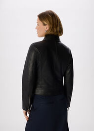 Clean Zip Leather Jacket
