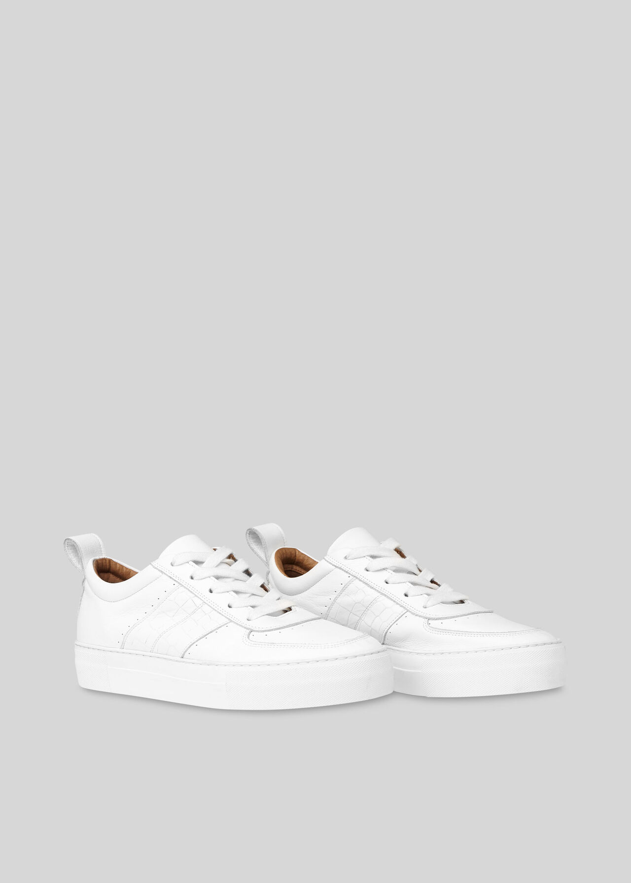 Anna Deep Sole Trainer White