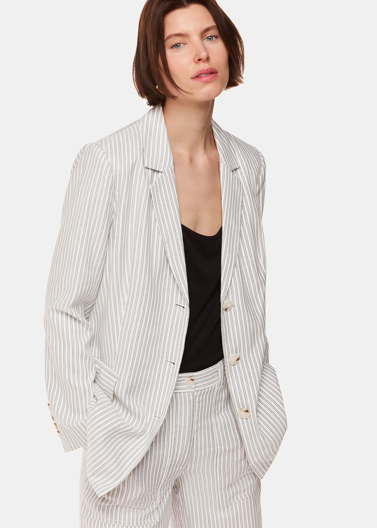Luna Stripe Blazer