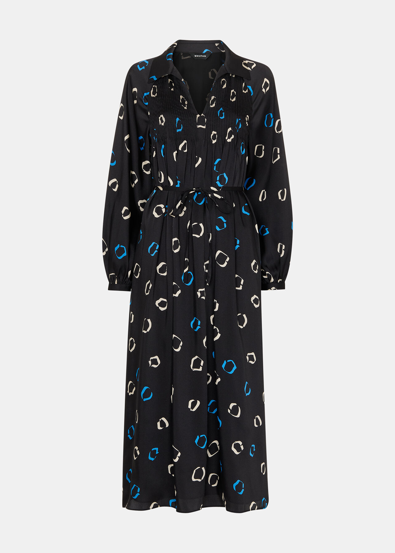 Scattered Hoops Midi Dress