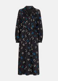 Scattered Hoops Midi Dress