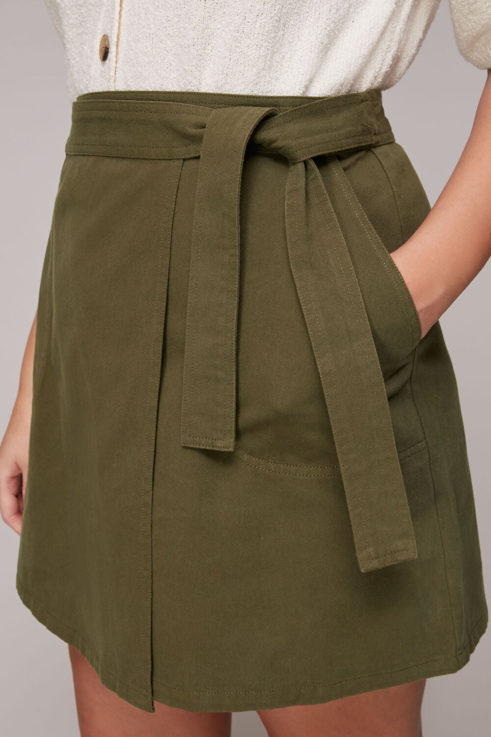 Macie Wrap A Line Skirt