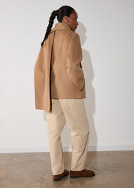Double Faced Scarf Coat