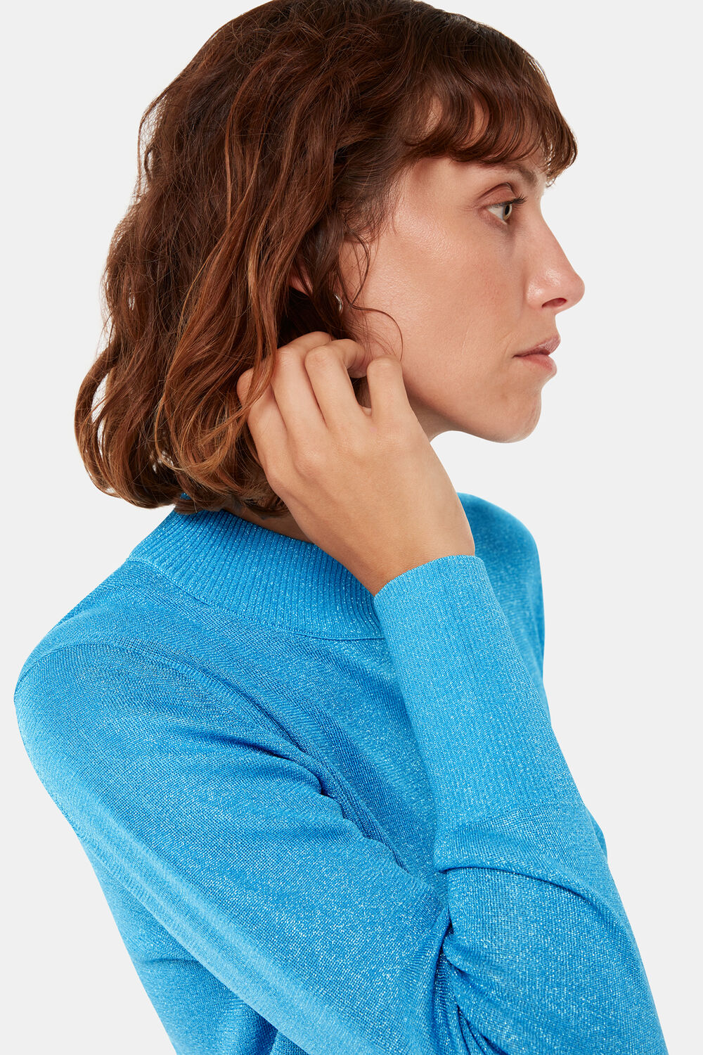 Sparkle High Neck Knit