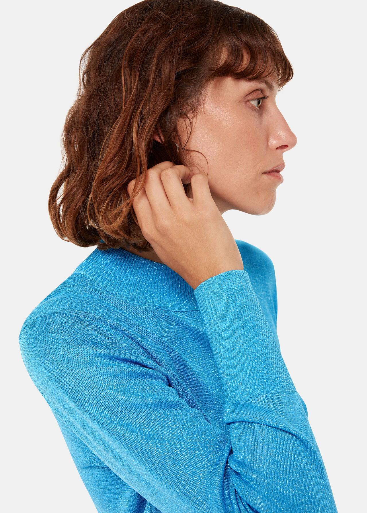 Sparkle High Neck Knit