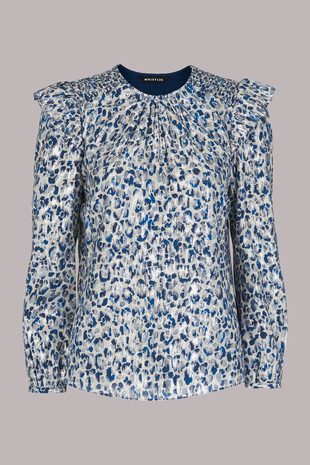 Animal Metallic Blouse