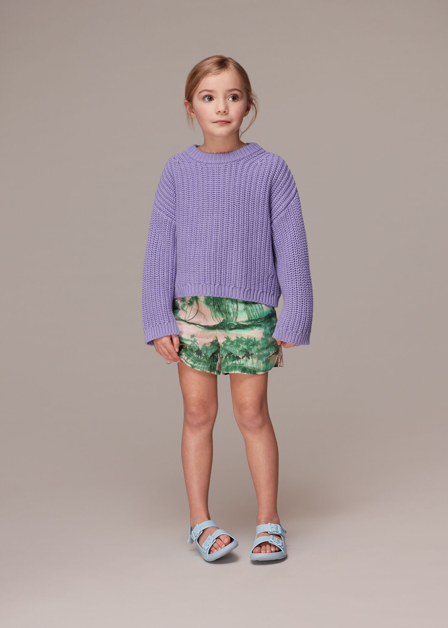 Chunky 2025 purple sweater