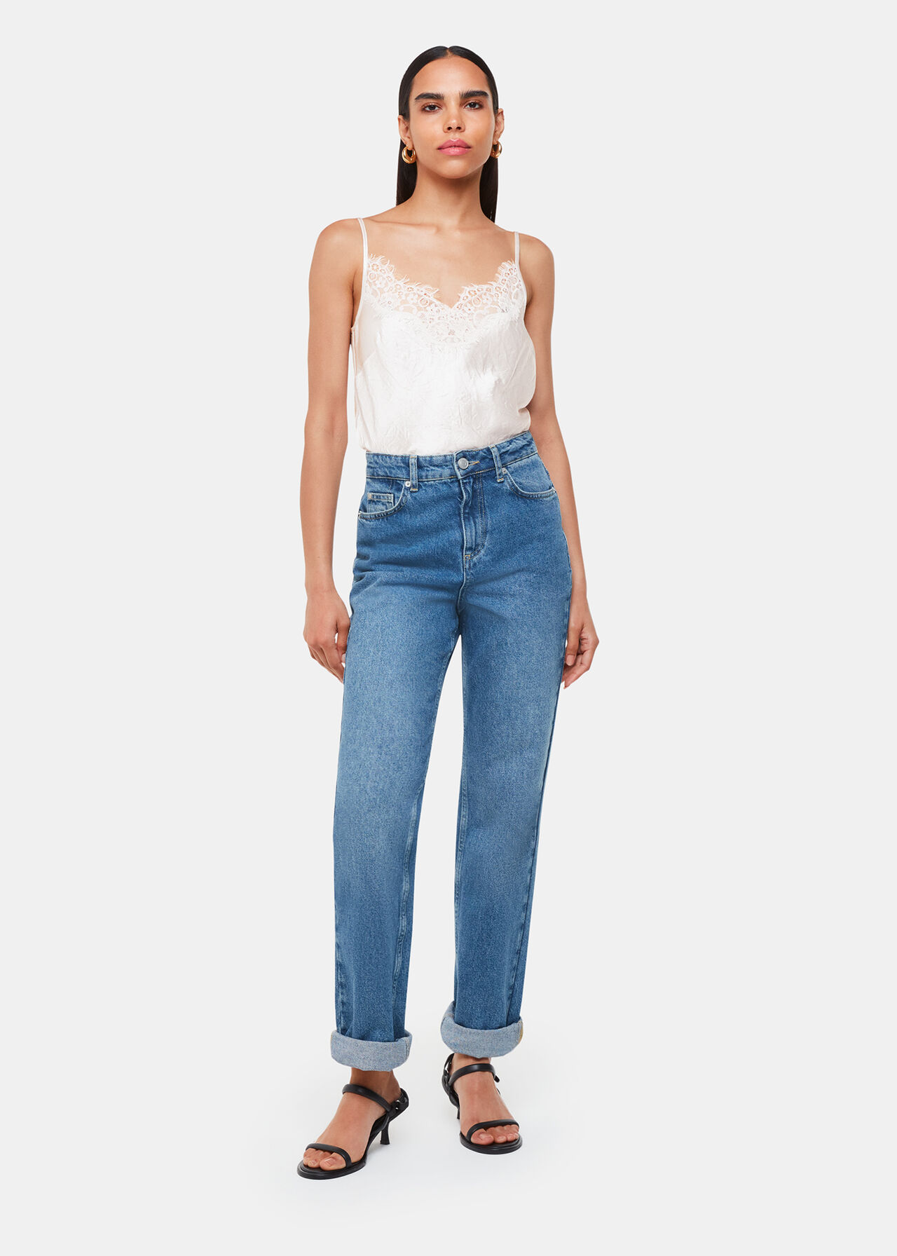 Lace Trim Cami Top
