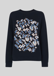 Wheat Floral Sweatshirt