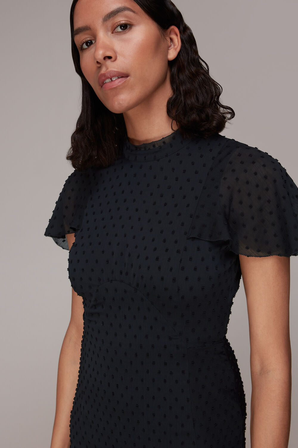 Elouise Textured Dobby Dress