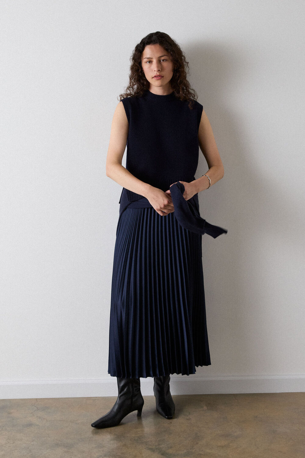 Wool Sleeveless Tank