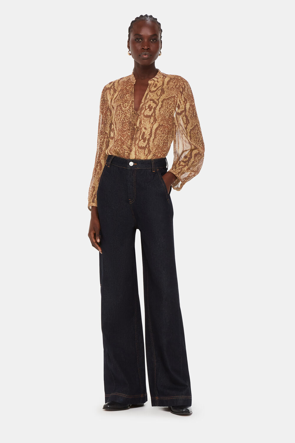 Serpent Print Shirt