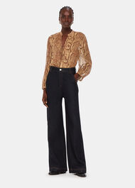 Serpent Print Shirt