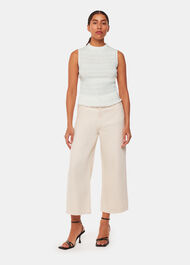 Plisse Sleeveless Top