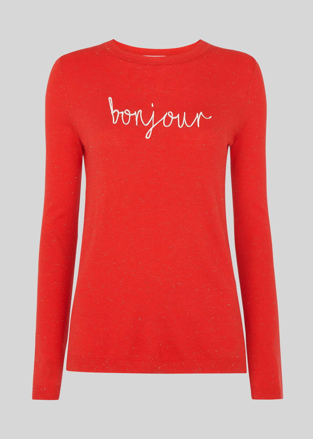 Annie Sparkle Bonjour Knit Red