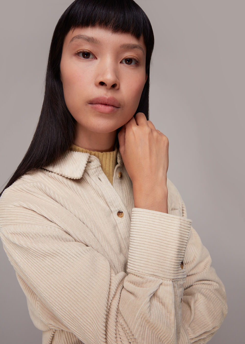 Lucie Corduroy Oversized Shirt