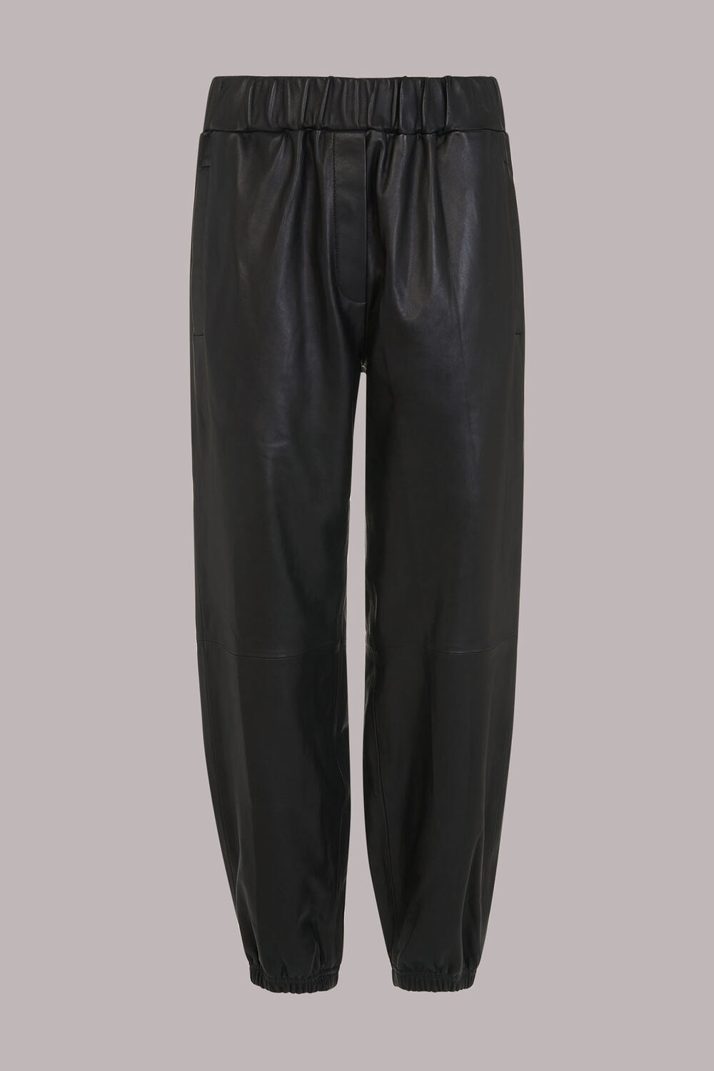 Charlie Leather Cuffed Trouser