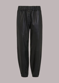 Charlie Leather Cuffed Trouser