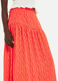 Optical Rope Tiered Skirt