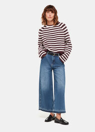 Wool Mix Stripe Crew