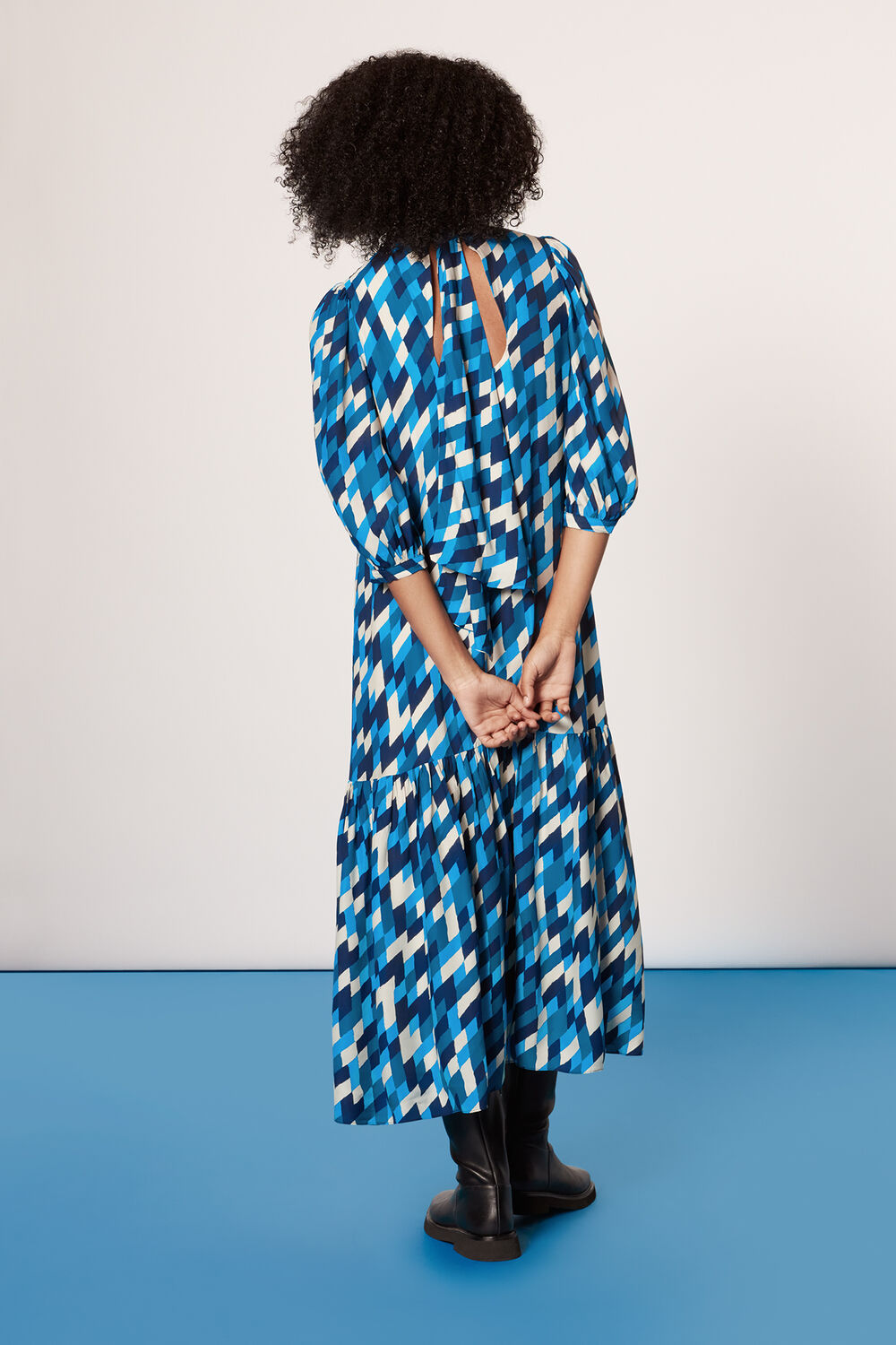 Diagonal Diamond Dress