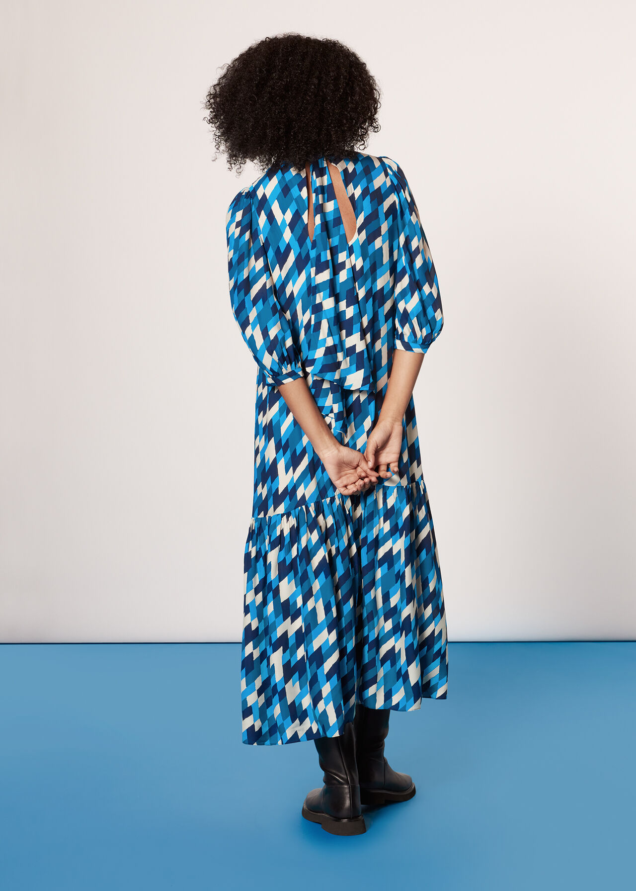 Diagonal Diamond Dress