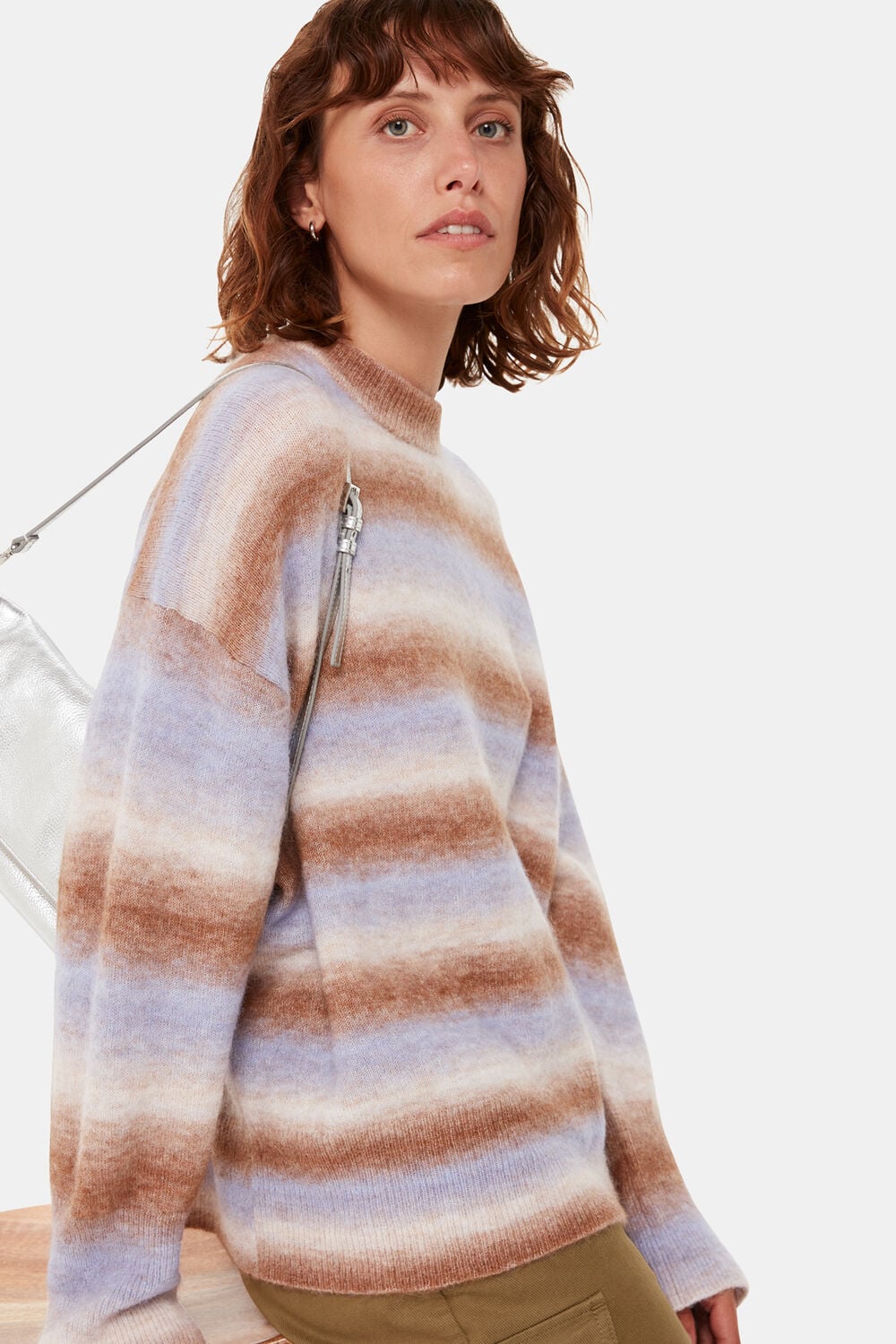 Space Dyed Alpaca Crew Neck