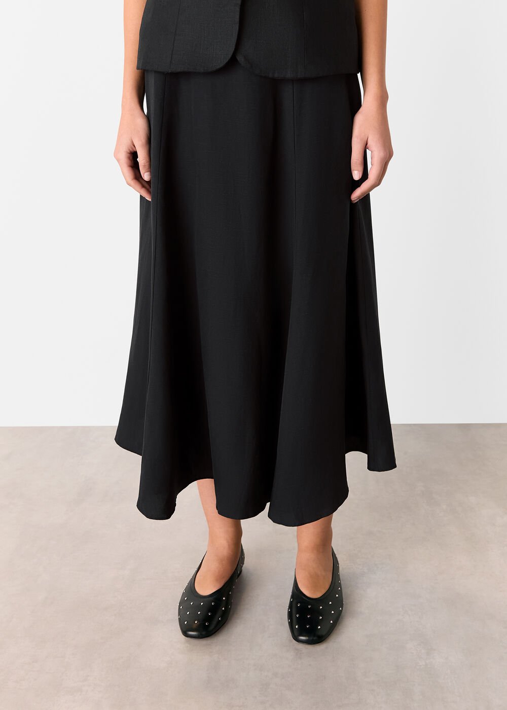Helena Linen Blend Skirt
