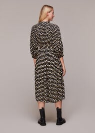 Twisting Tulips Trapeze Dress