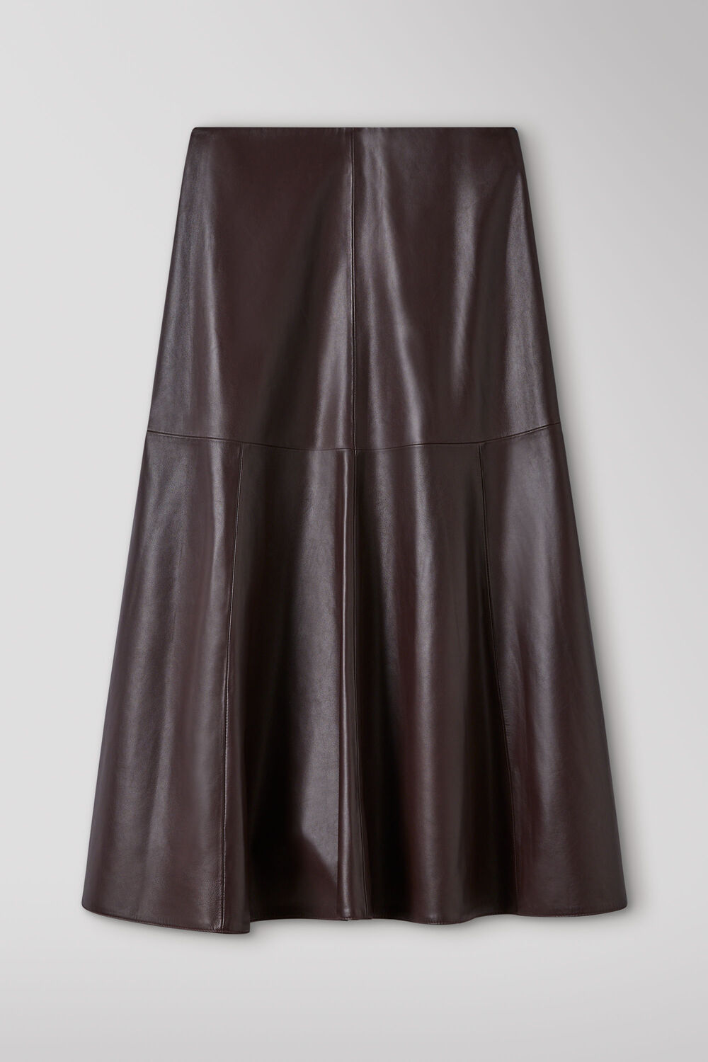 Full Hem Leather Circle Skirt