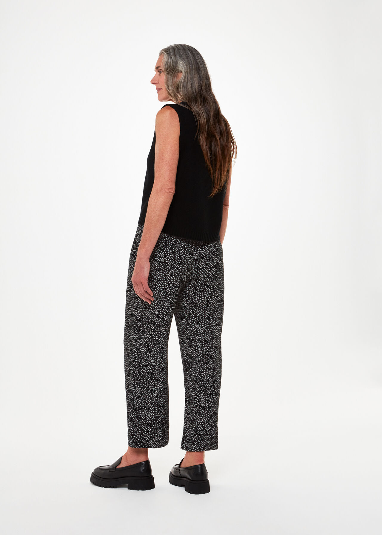 Scattered Y Print Trouser