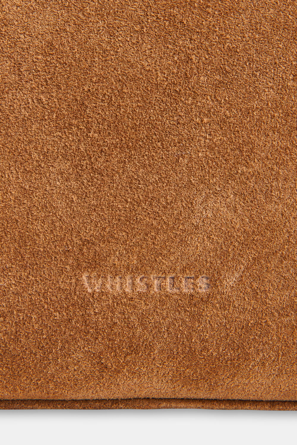 Tan Kaia Suede Crossbody Bag
