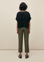 Linen Frill Top