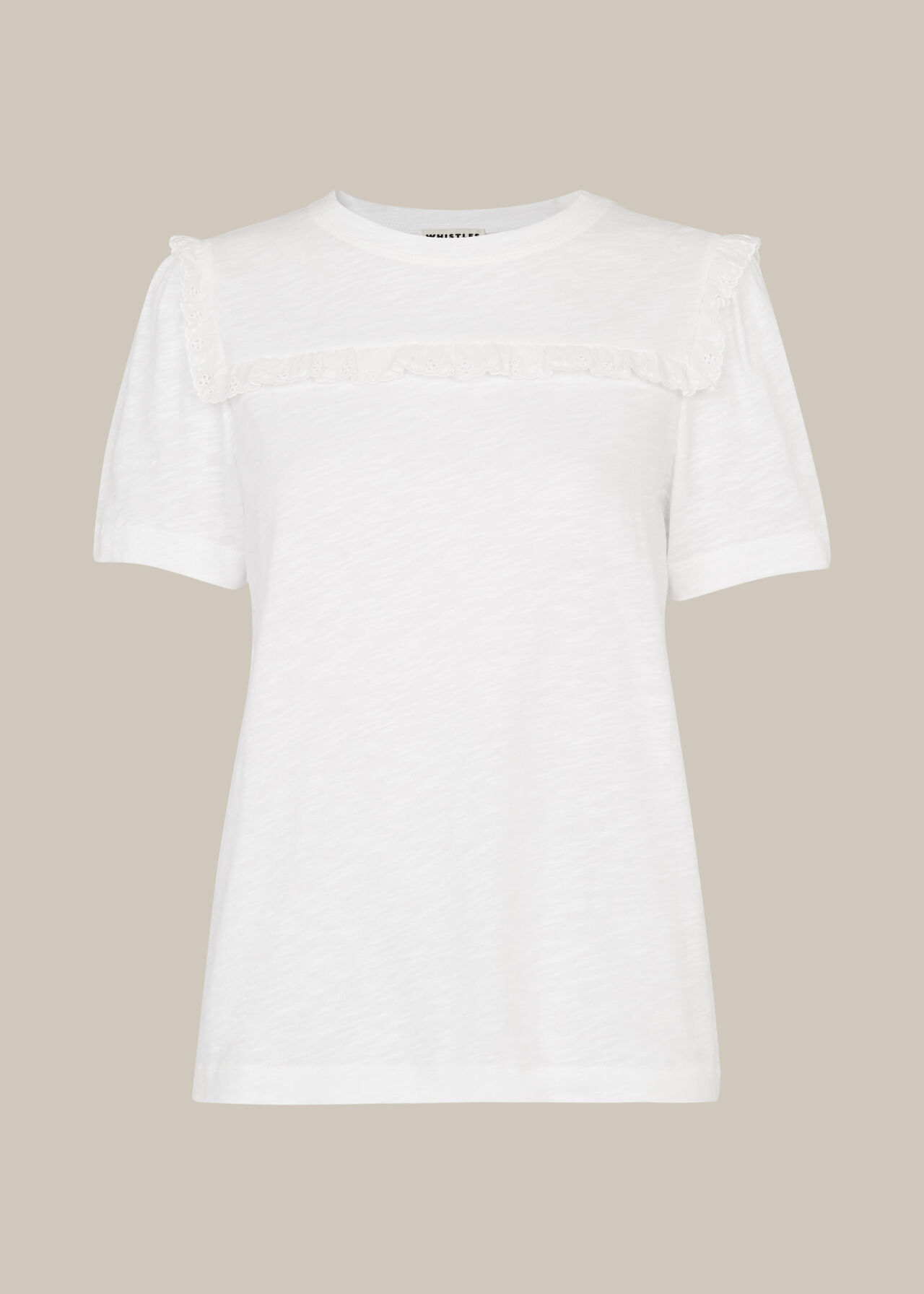 Broderie Insert T-Shirt