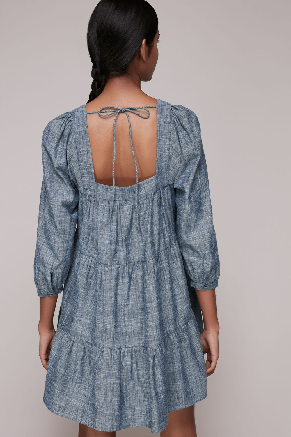 Tilly Chambray Trapeze Dress