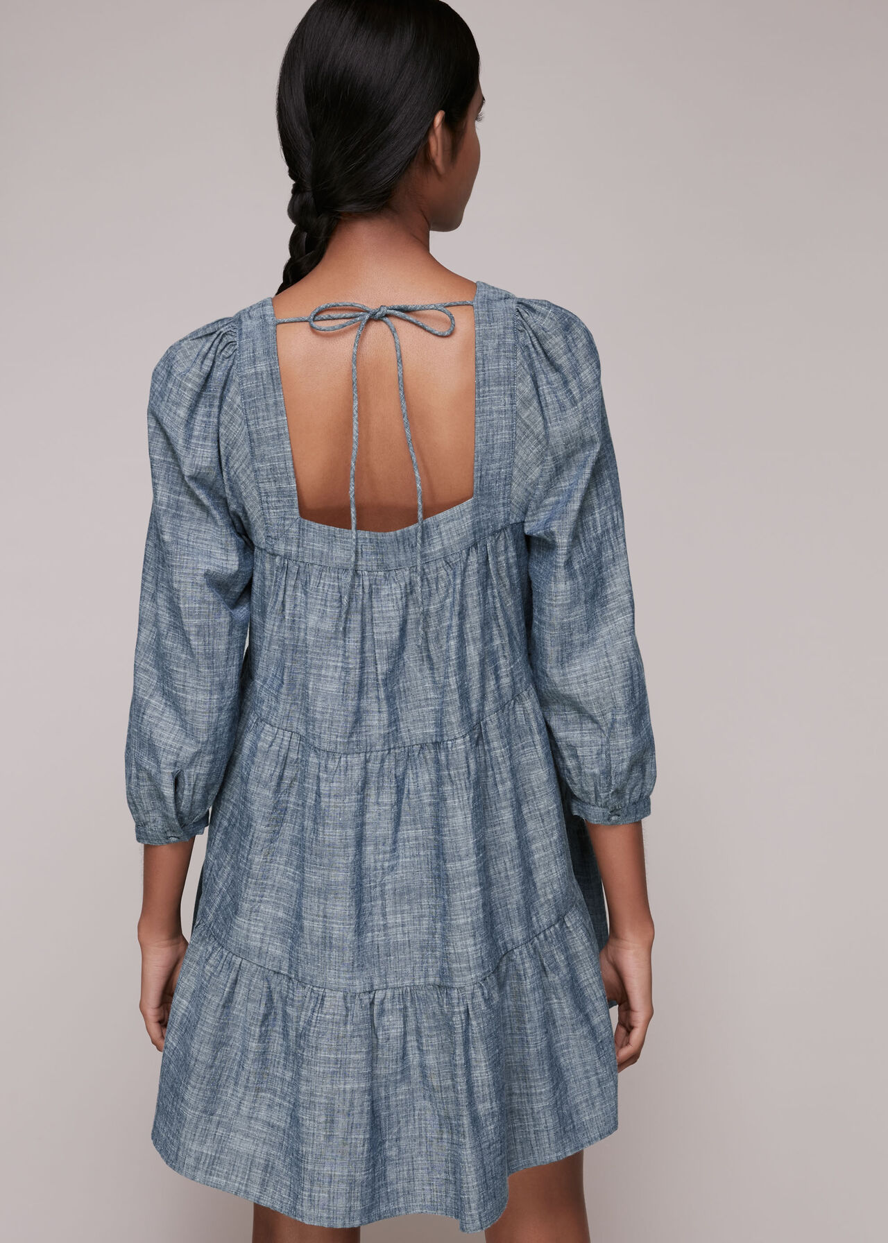 Tilly Chambray Trapeze Dress