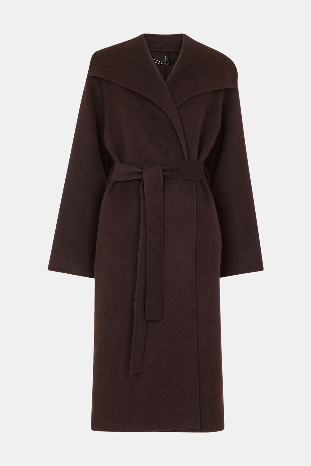 Chocolate Cosima Double Face Coat