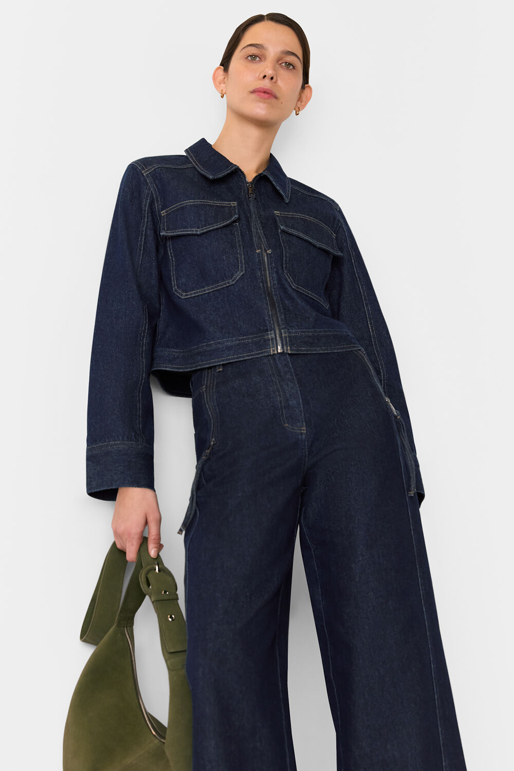 Sandy Western Denim Trouser
