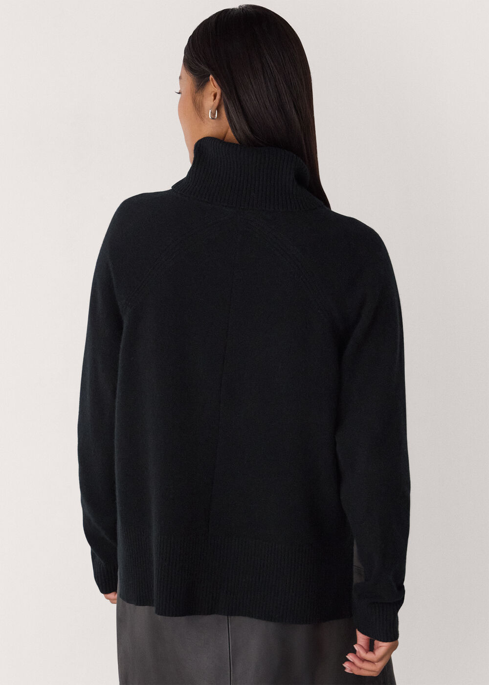 Petite Cashmere Roll Neck
