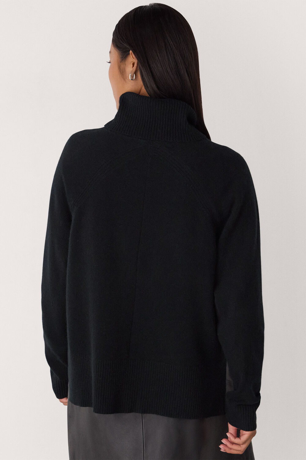 Petite Cashmere Roll Neck
