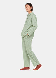 Cotton Stripe Pyjama Shirt