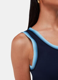 Stripe Detail Vest
