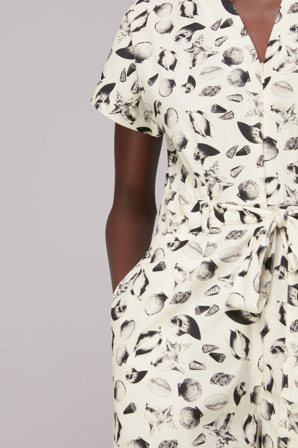 Sea Shell Print Playsuit