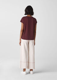 Spot Minimal Tee Burgundy