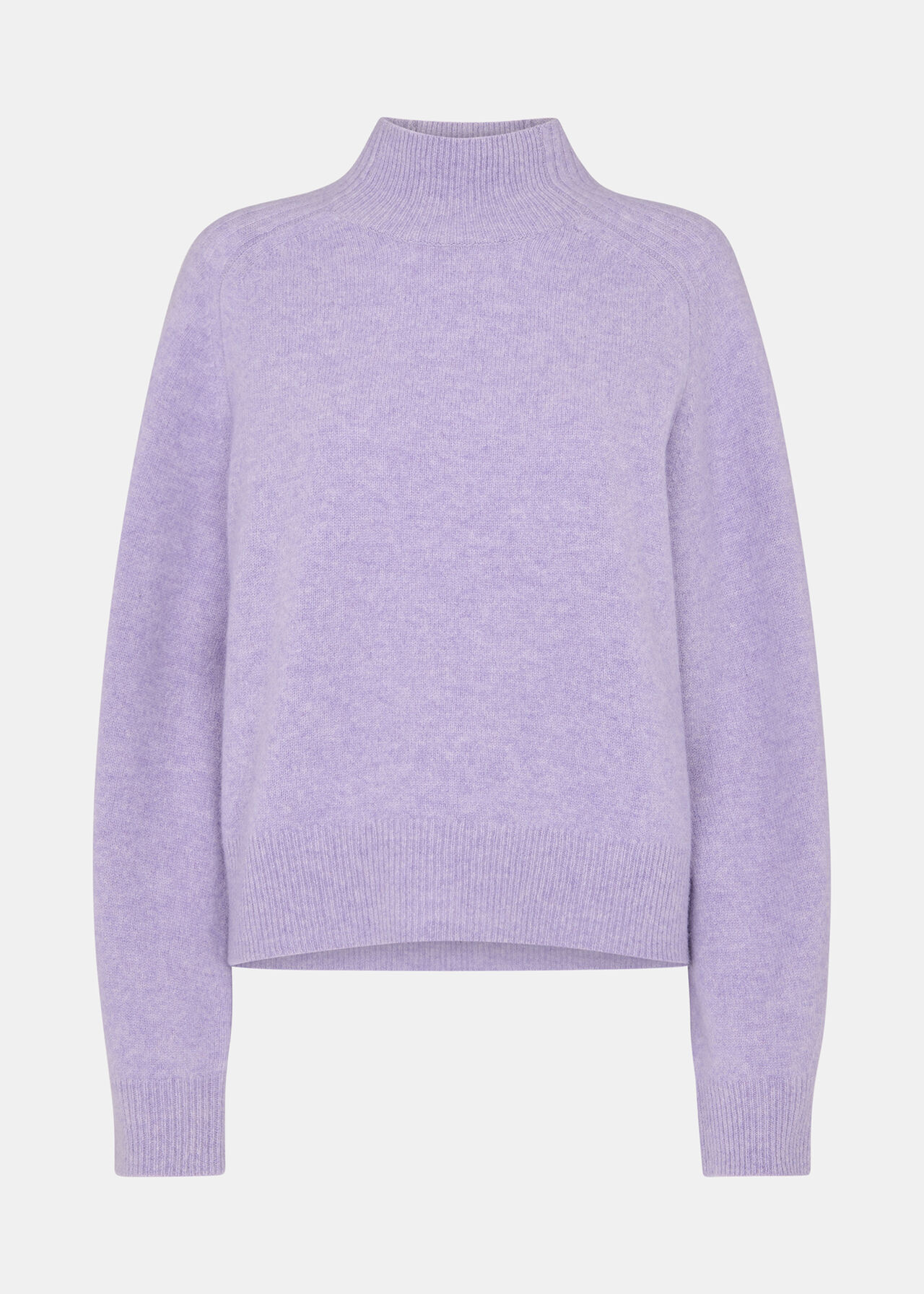 Wool Funnel Neck Knit