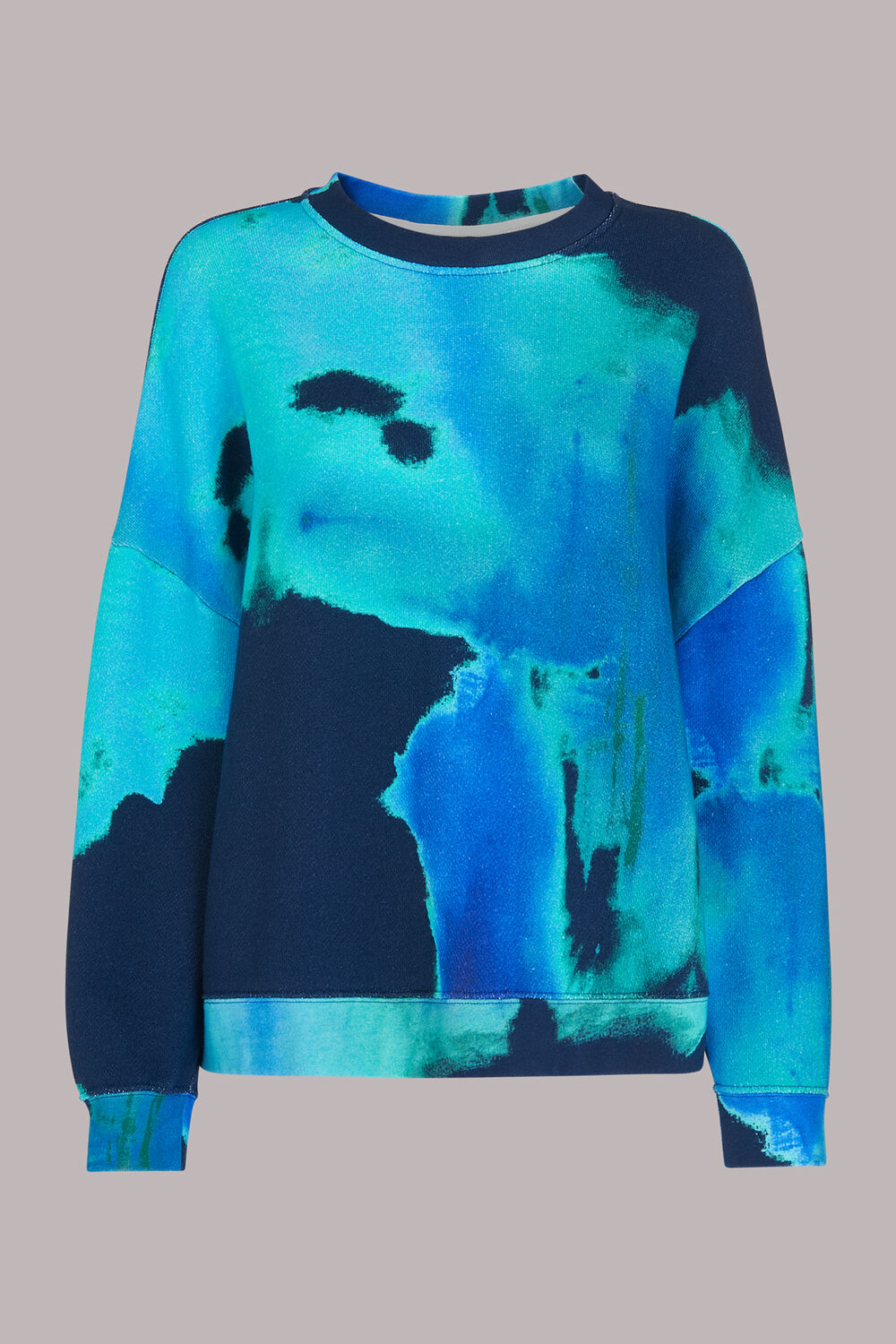 Tie Dye Cotton Sweatshirt
