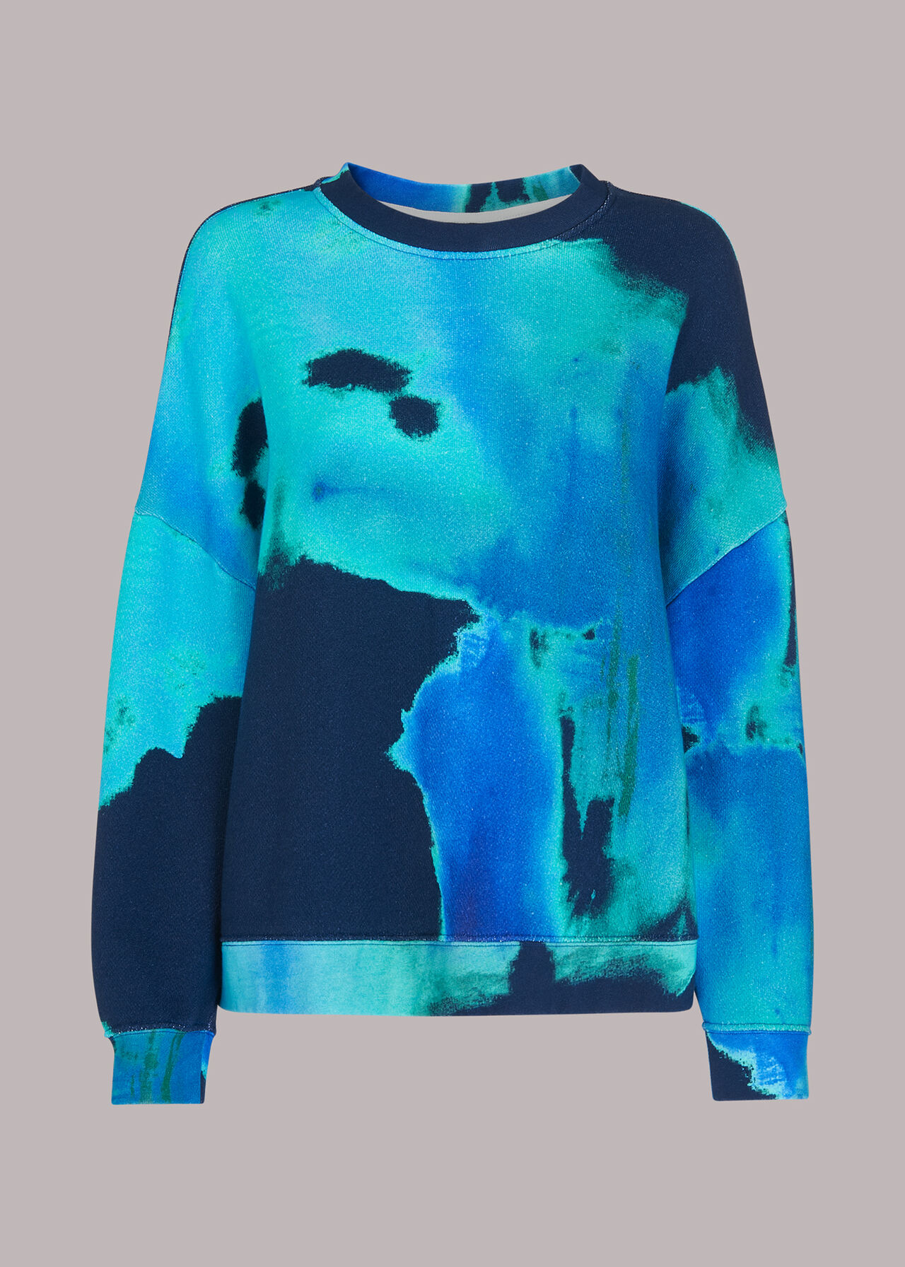 Tie Dye Cotton Sweatshirt