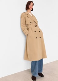 Soft Voluminous Trench Coat